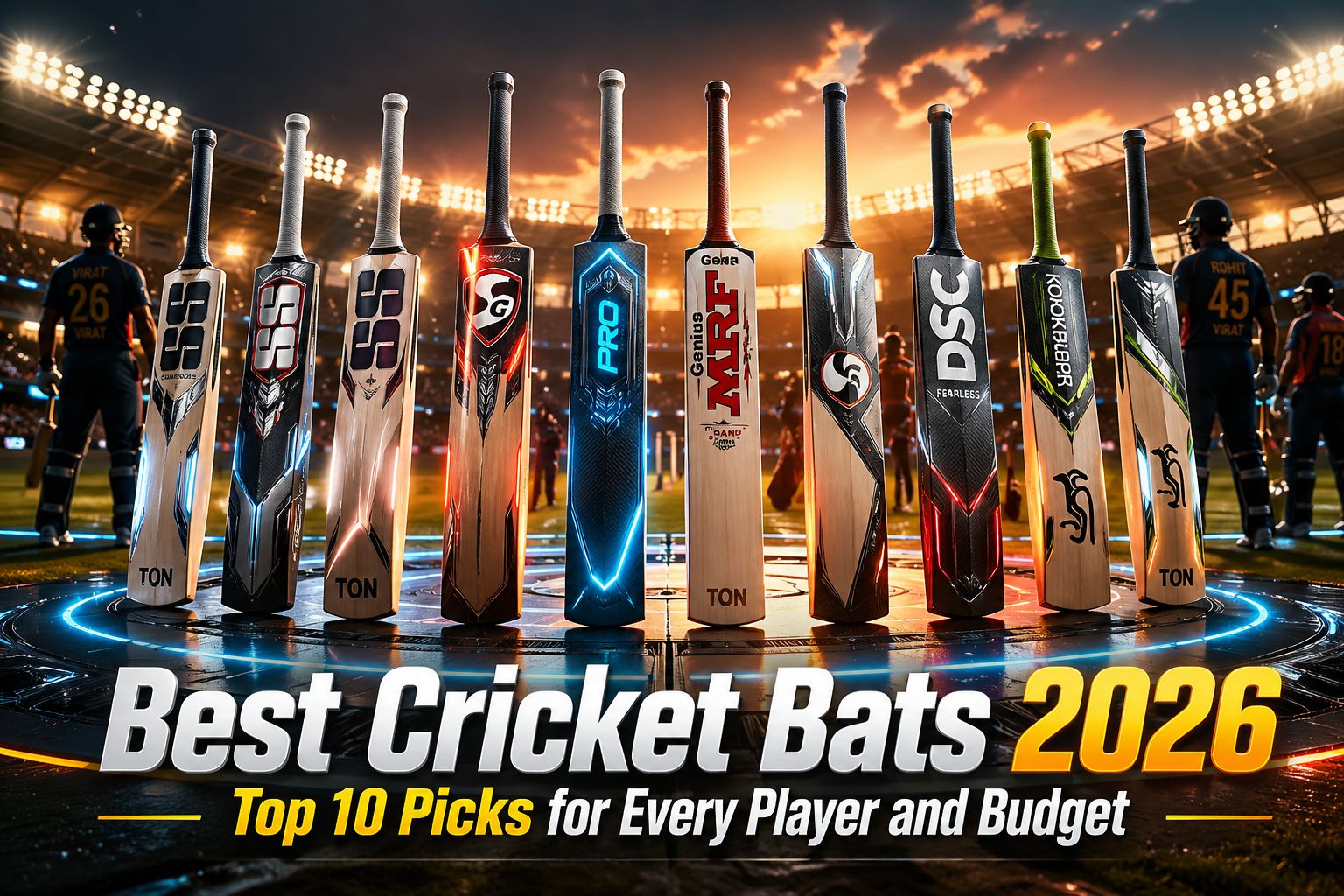 Best Cricket Bats 2026 — Top 10 Picks for Every Player and Budget