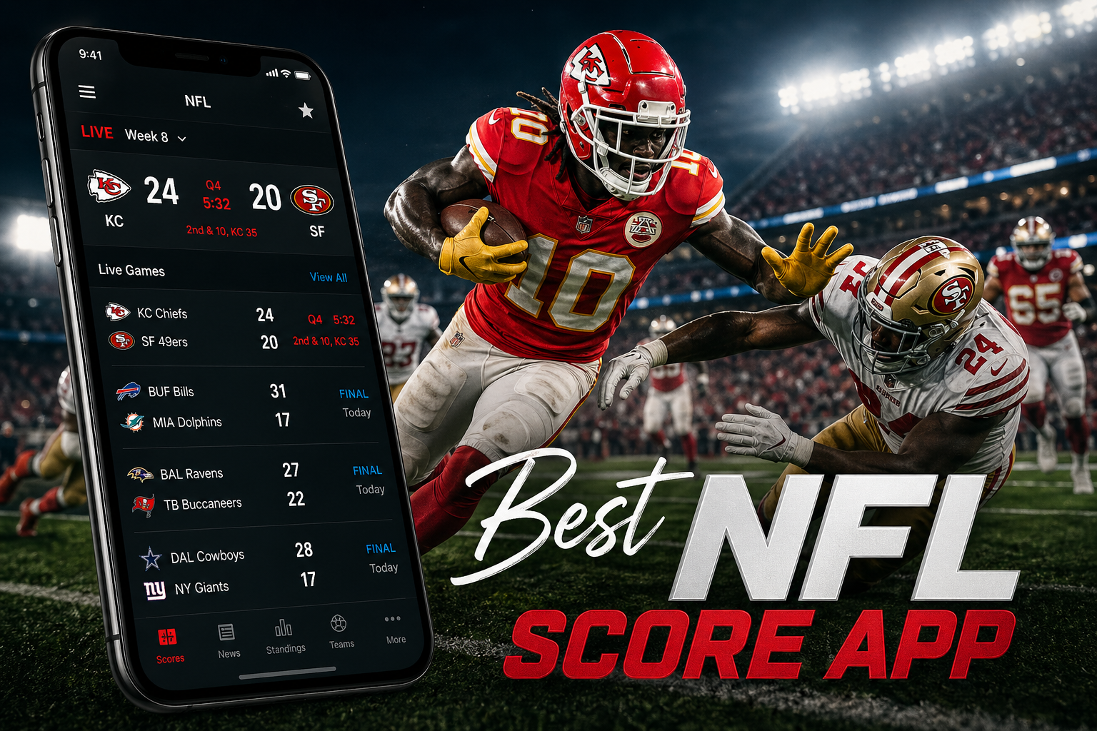 Best App for NFL Scores: Top Picks for Football Fans in 2026