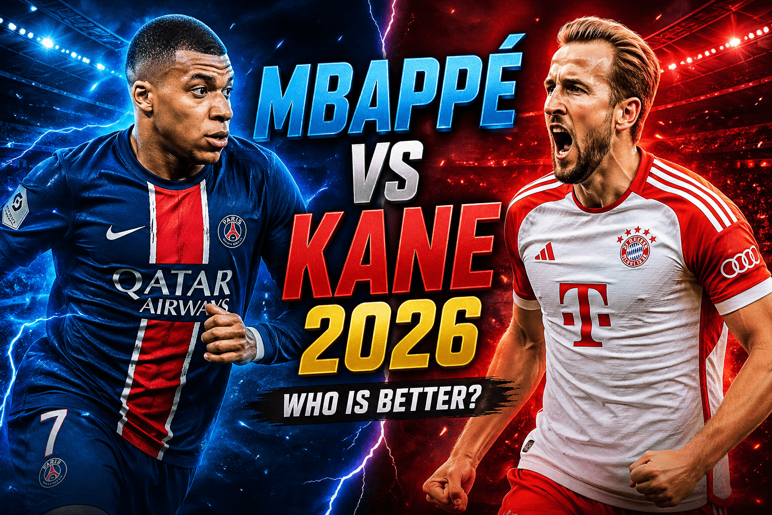 Mbappé vs Harry Kane Stats Comparison 2026 – Who Is Better?