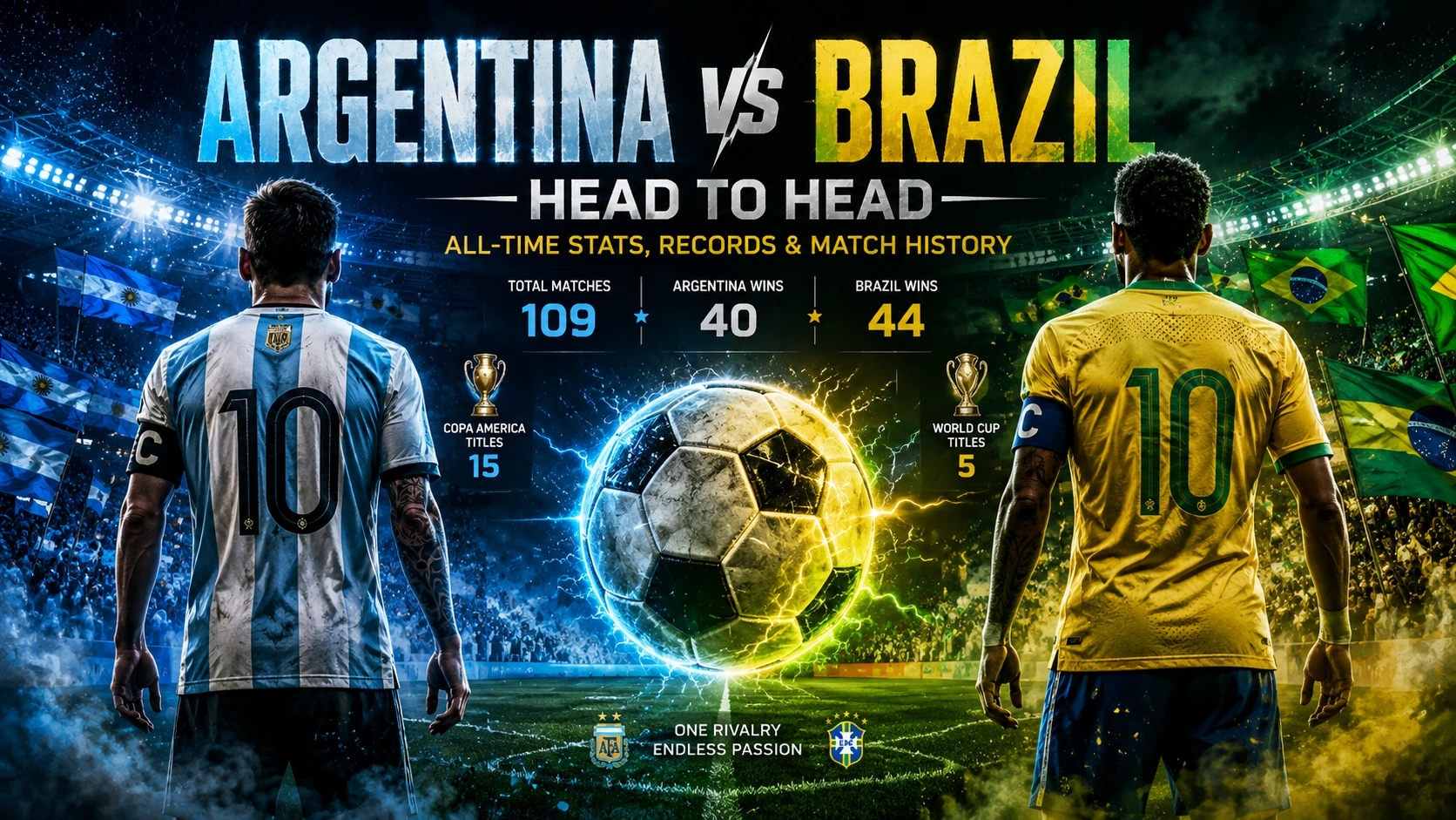Argentina vs Brazil Head to Head: The Complete Record, Stats & History (Updated 2026)