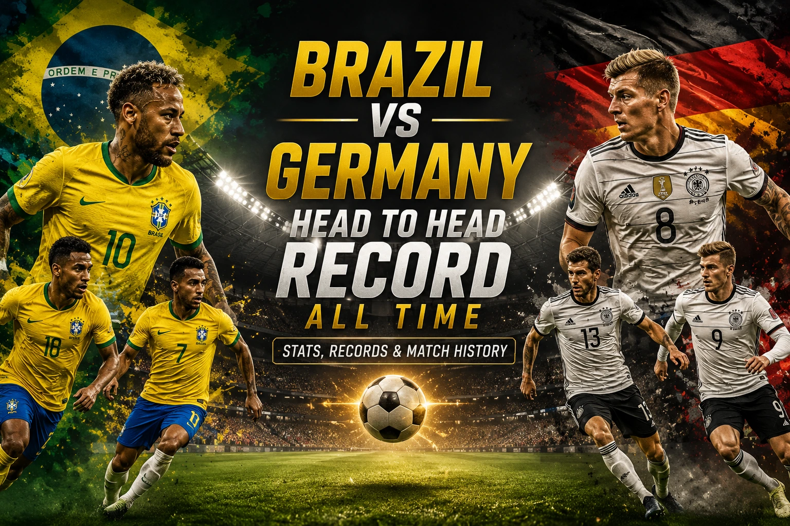 Brazil vs Germany Head to Head Record All Time